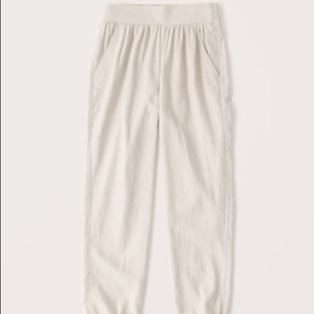 Abercrombie & Finch Linen-Blend Joggers